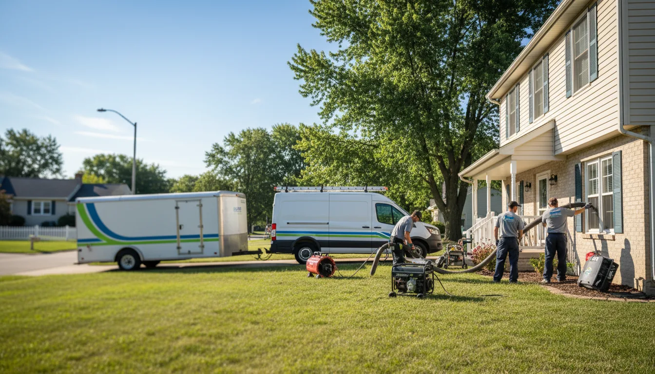 Flooded Basement Restoration And Cleanup With Repair in Barnesville, MN near me